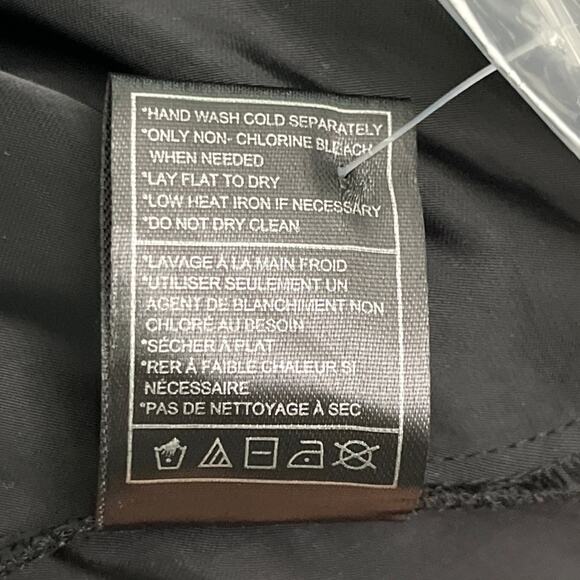 NWT Steve Madden Black Satin Belted Button Down Midi Dress Women’s Size 4 - Picture 8 of 8